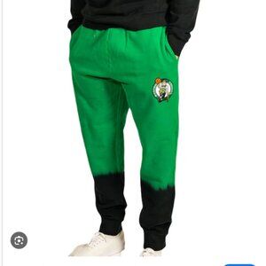 BOSTON CELTICS Joggers Sweatpants Sweats Men Green Logo Size Medium